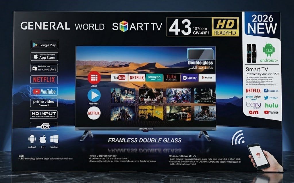 شاشة general world