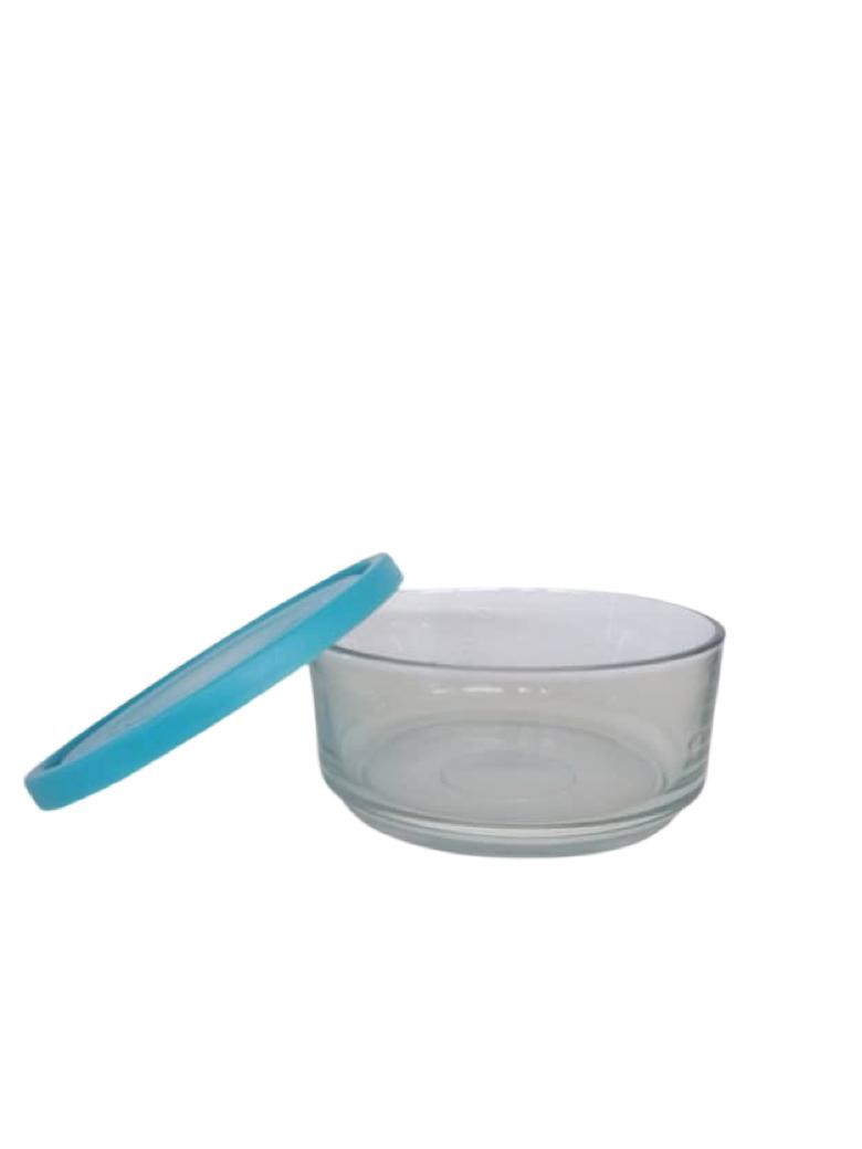 وعاء حفظ طعام زجاجي