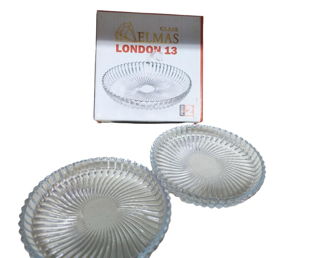 طقم صحون زجاجية ال