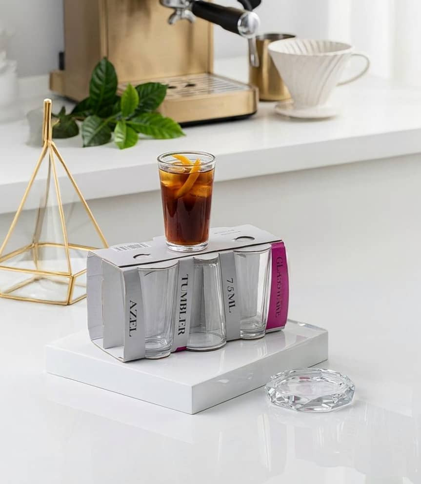 طقم كؤوس زجاجية تركي