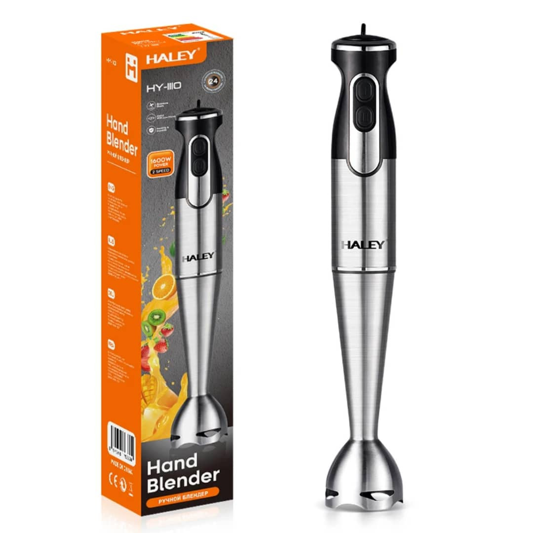 HY-1110 خلاط يدوي من HALEY – قوة 1200واط وتحكم مزدوج في السرعة