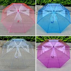 مظلة عصرية شفافة بالوان مميزة