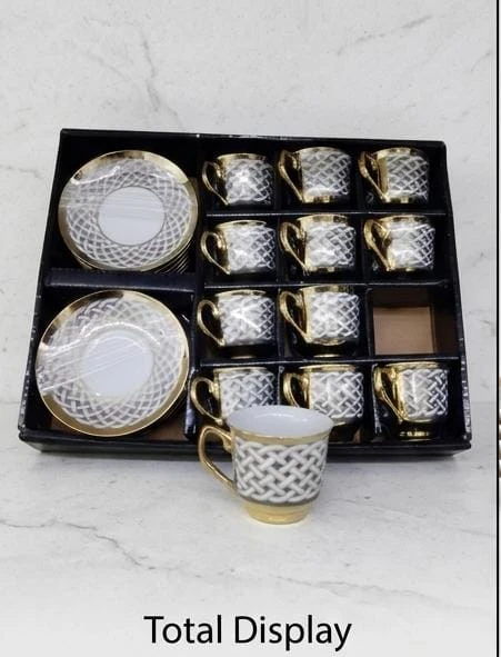 طقم  فناجين قهوة موزاييك