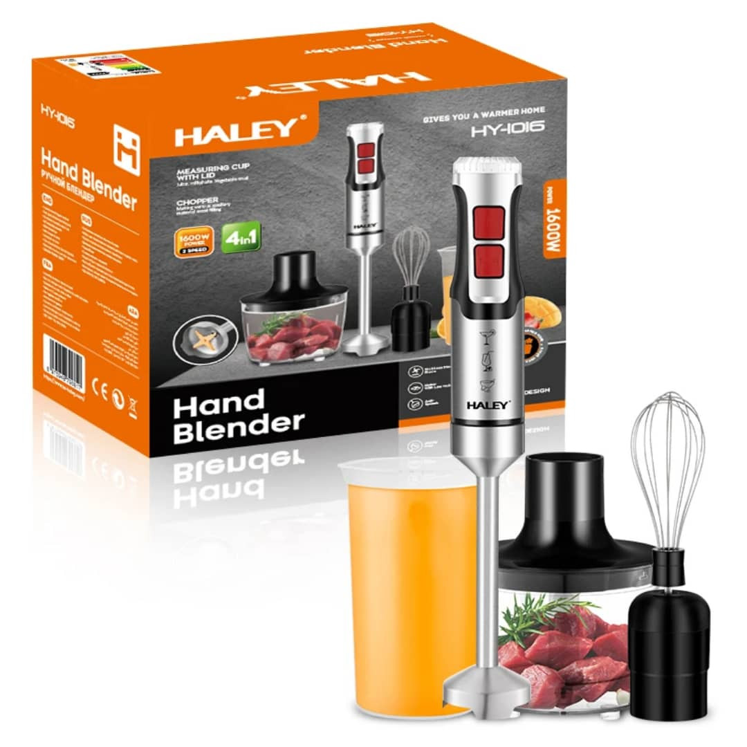 HY-1016 خلاط يدوي من HALEY – قوة 3600واط وسرعتان لتحكم مثالي