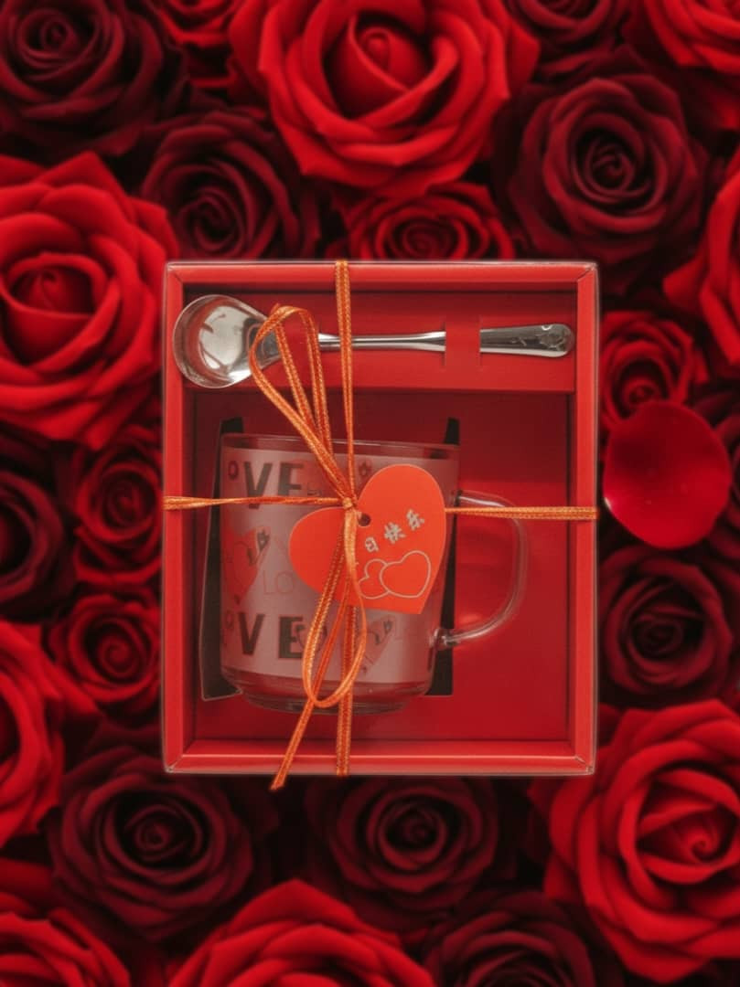 كوب زوجاجي مغلف