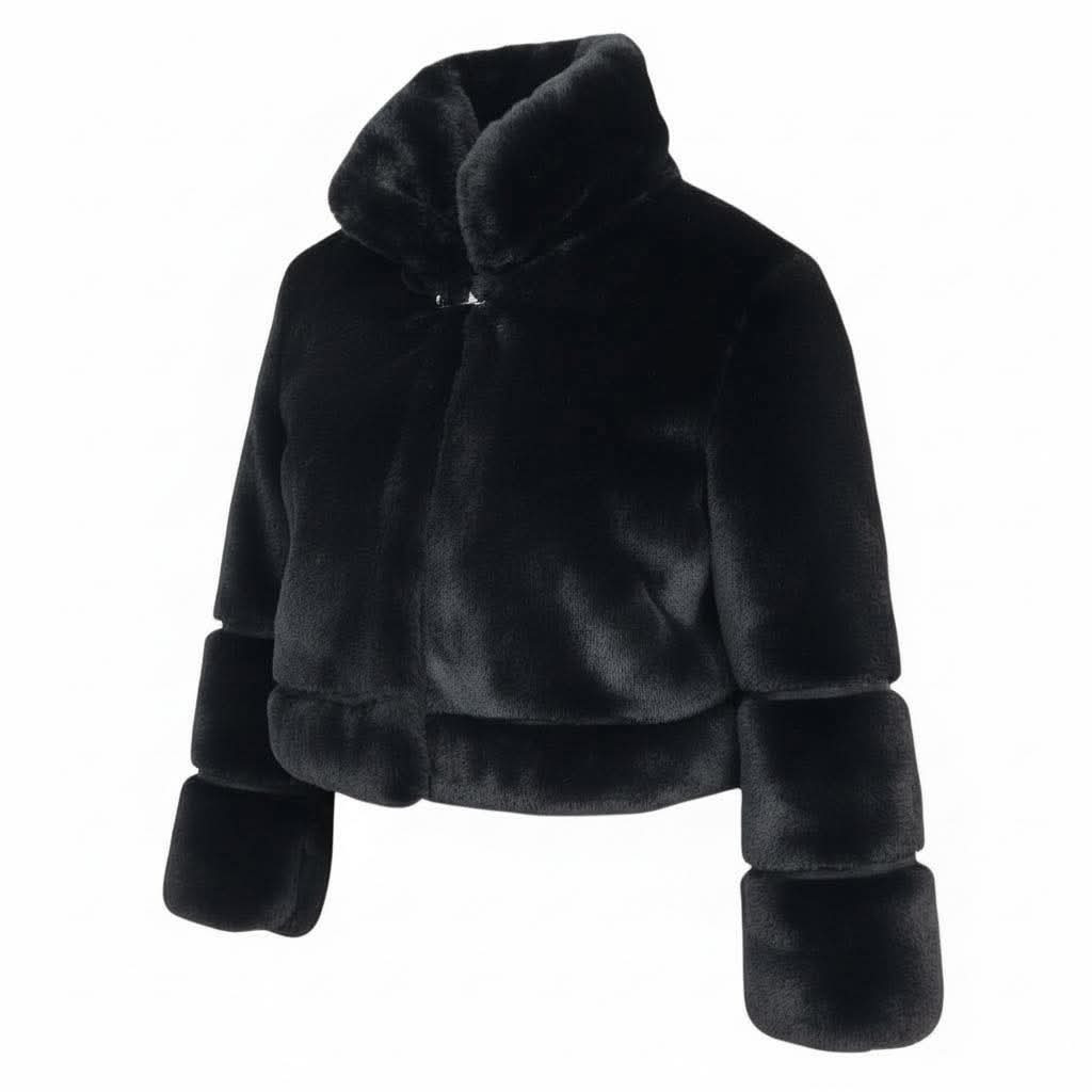 جاكيت فرو بناتي قصير