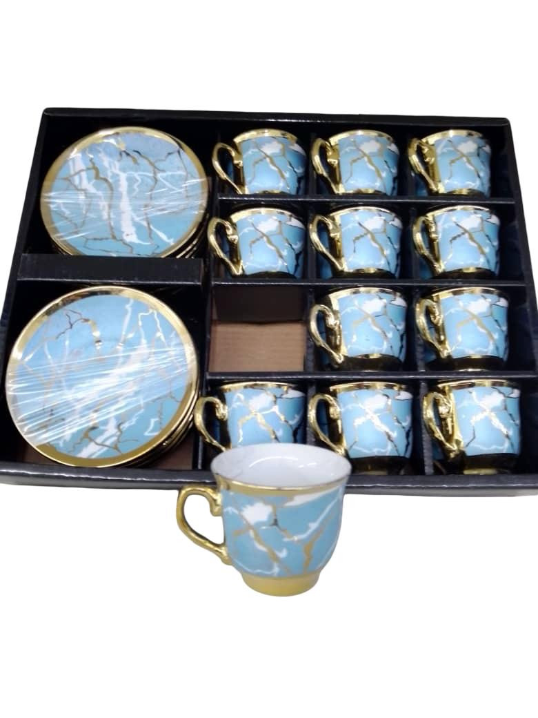 طقم اكواب وصحون فاخرة