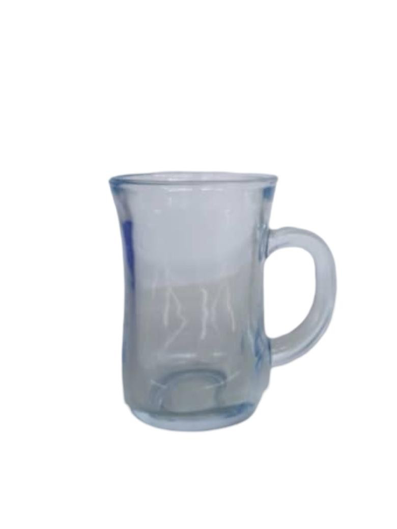 طقم اكواب شاي زجاجية بمقبض