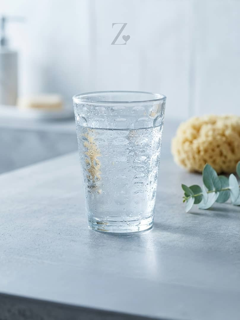 طقم. اكواب ززجاج منقوش