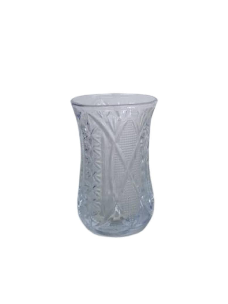 طقم اكواب زجاجية منقوشة