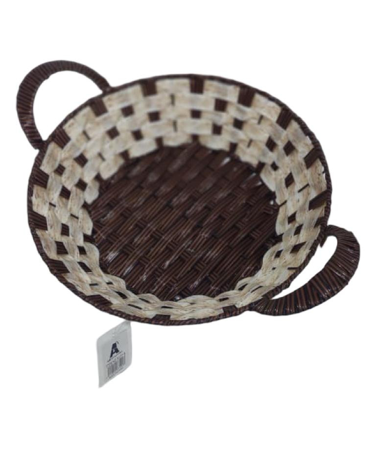 سلة تخزين منسوجة