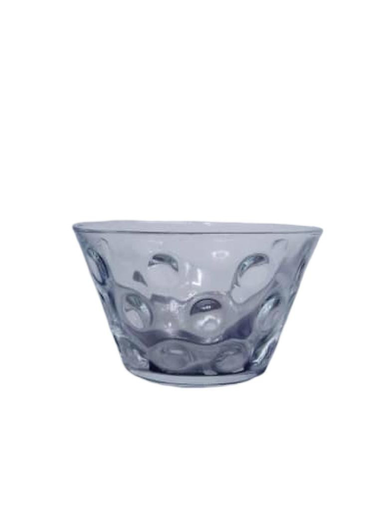 وعاء زجاجي مزخرف بنقشة النقاعات