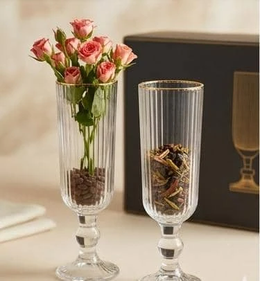 طقم كؤوس زجاجية عالية الجودة