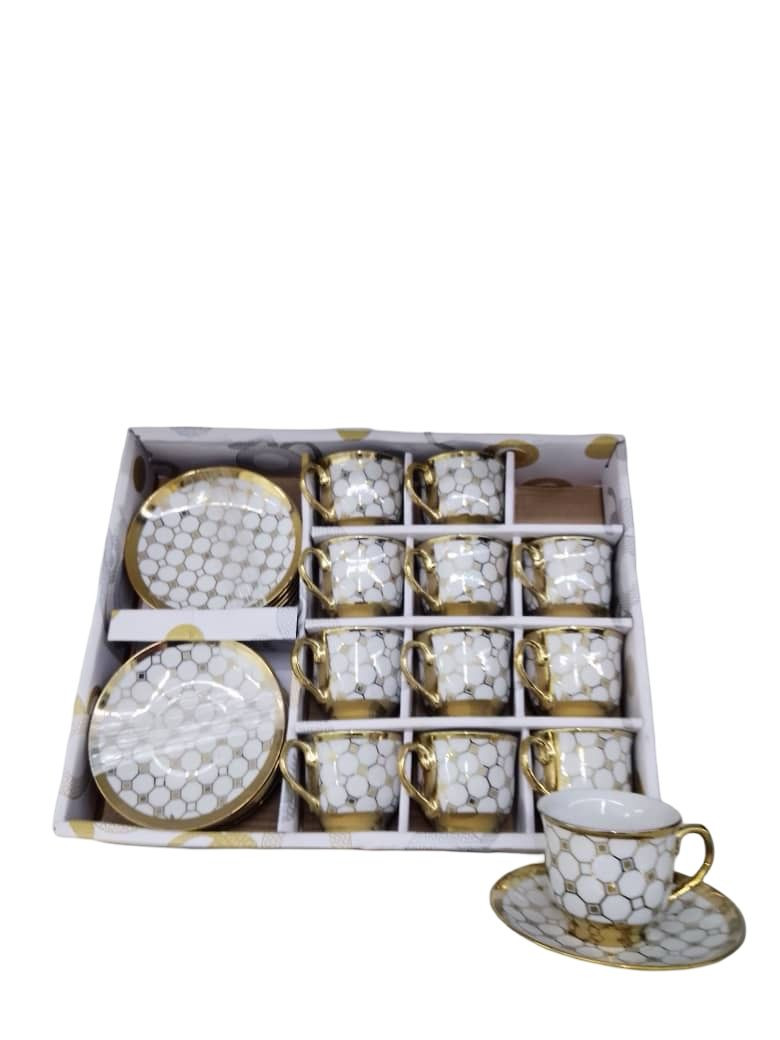 طقم فناجين قهوة من الزخرف