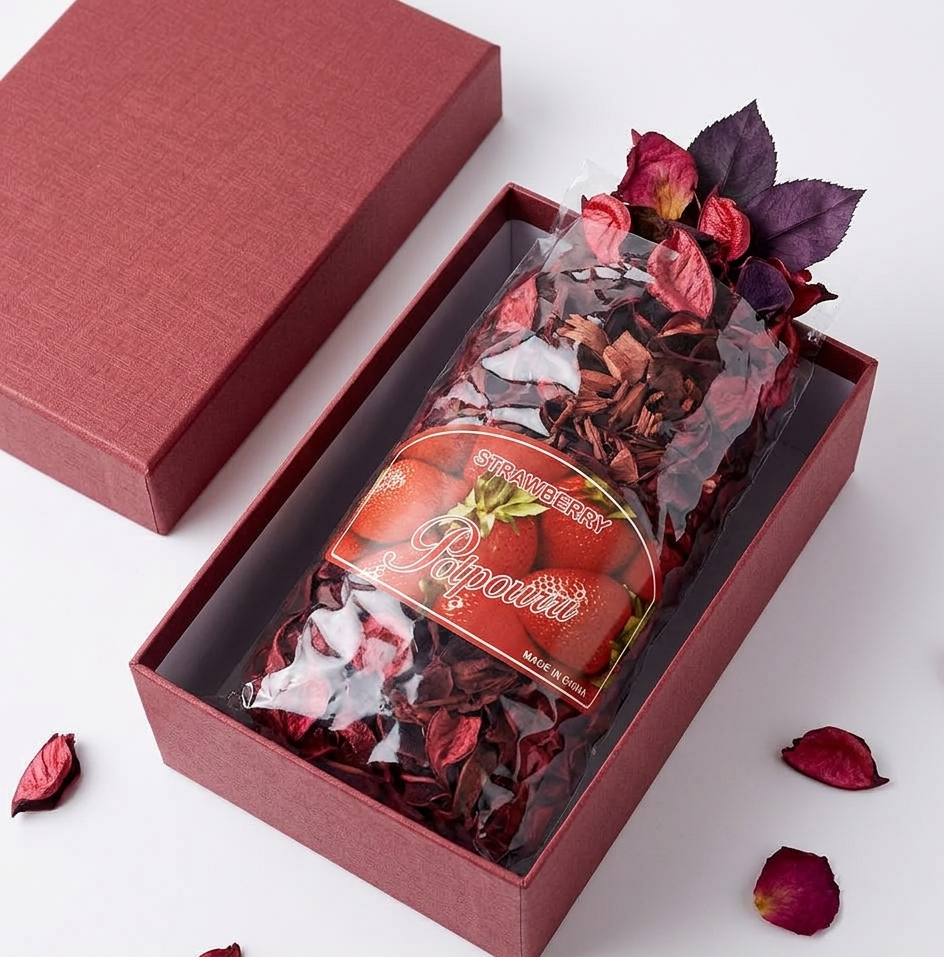 بتلات الورود المجففة