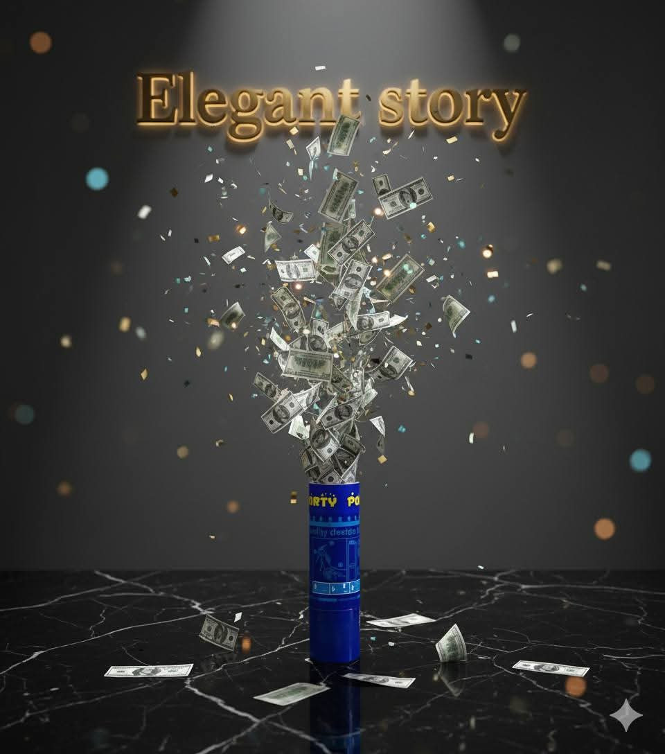 مدفع الفرح الورقي لحظات تنفجر البهجة