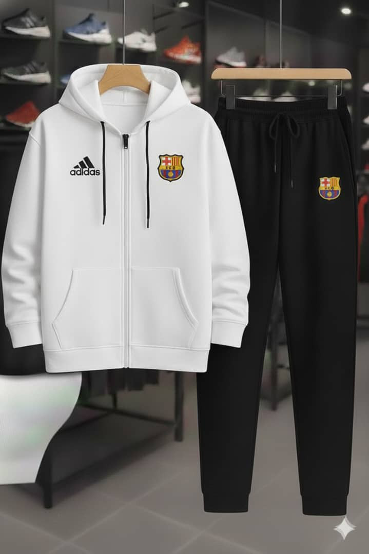 بجاما شبابي جاكيت سحاب مع بنطال قطن فليس وطني ميكرو