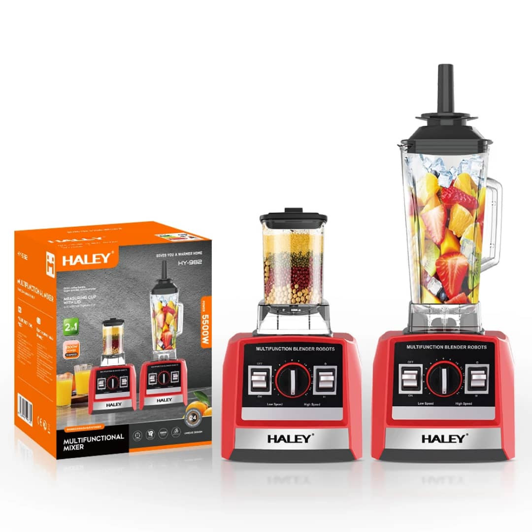 HY-982 خلاط HALEY متعدد الوظائف – قوة خارقة وتنظيف تلقائي بلمسة زر