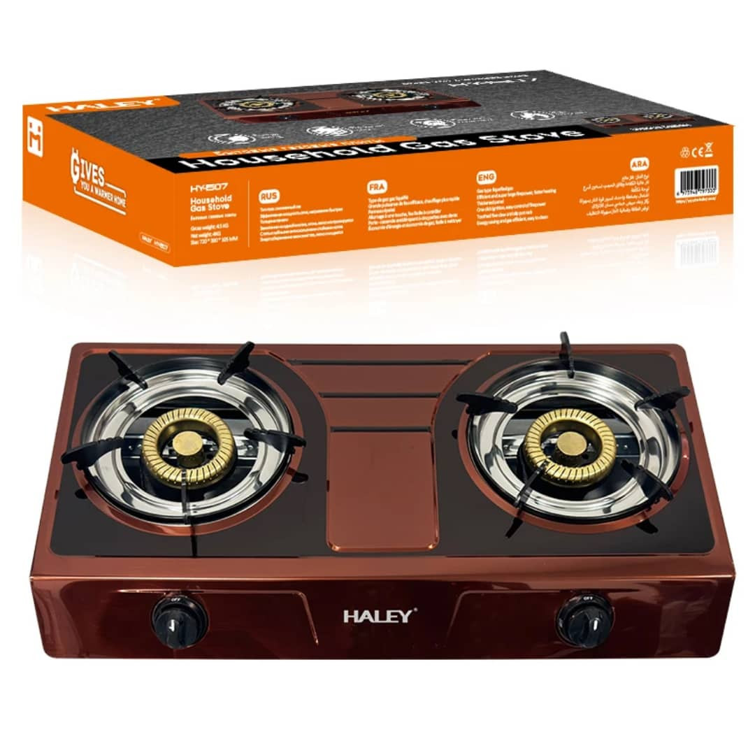 HY-1507 موقد غاز من الفولاذ المقاوم للصدأ عالي الجودة نوع الغاز: غاز مسالقوة نيران فعالة وكبيرة جدََا، تسخين أسرع لوحة سميكةإشعال بنقرة واحدة، تحكم سهل في قوة النيرانرف أواني مسنن بخمسة مخالب مانع للا