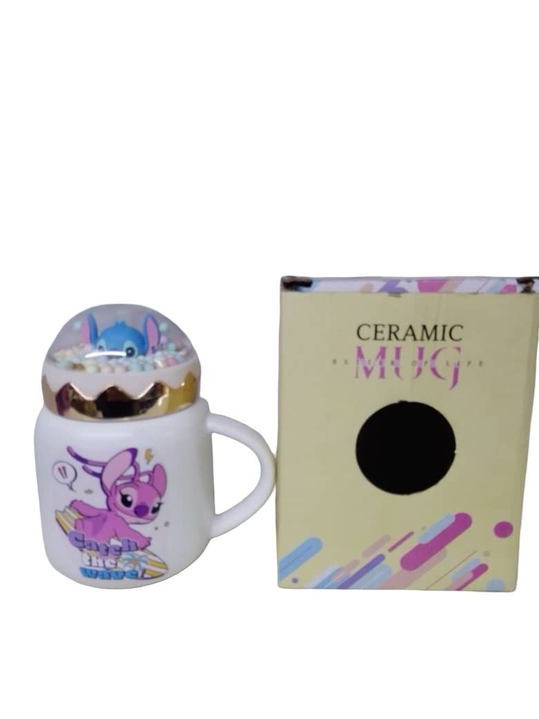 كوب سيراميك مع تصميم لطيف