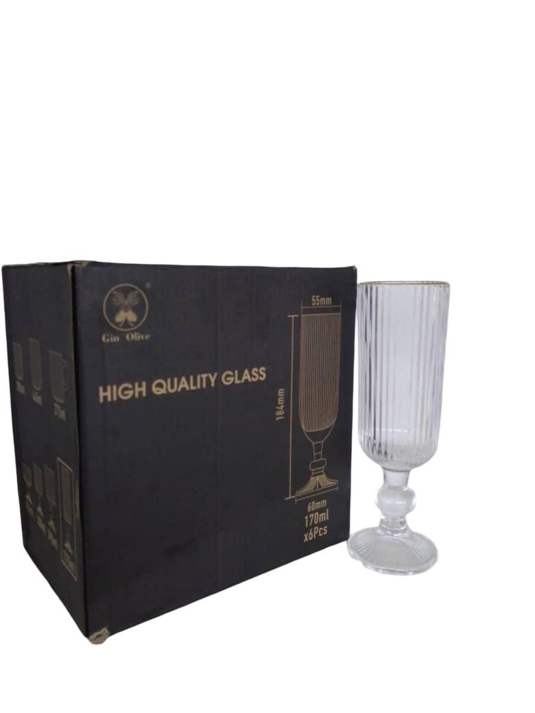 طقم كؤوس زجاجية عالية الجودة