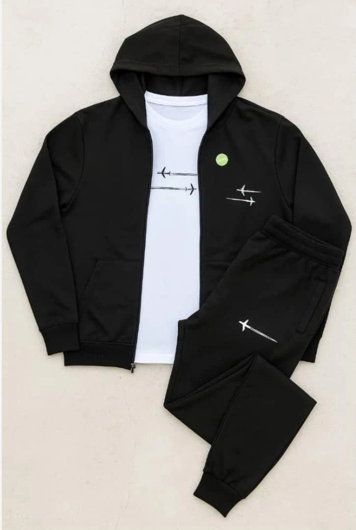 بيجامة قطن توفليس ثلاث قطع