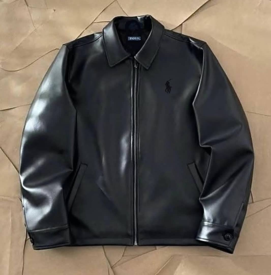 جاكيت قماش جلد طبيعي تركي نوع أول مكفول