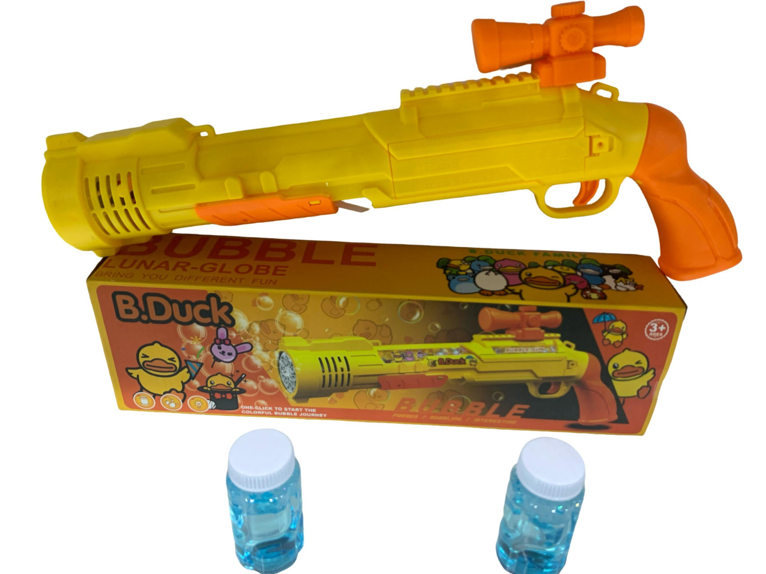 مسدس فقاعات البط المرح