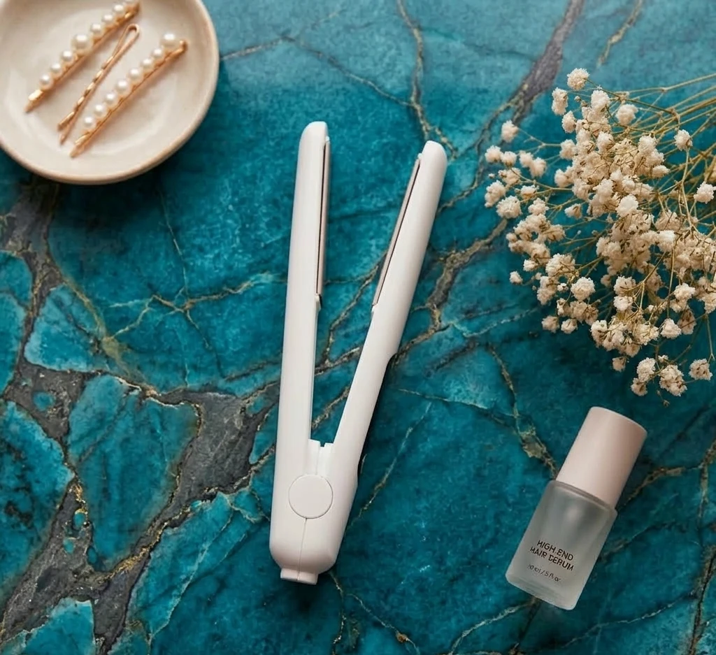 مكواة شعر محمولة لاسلكية