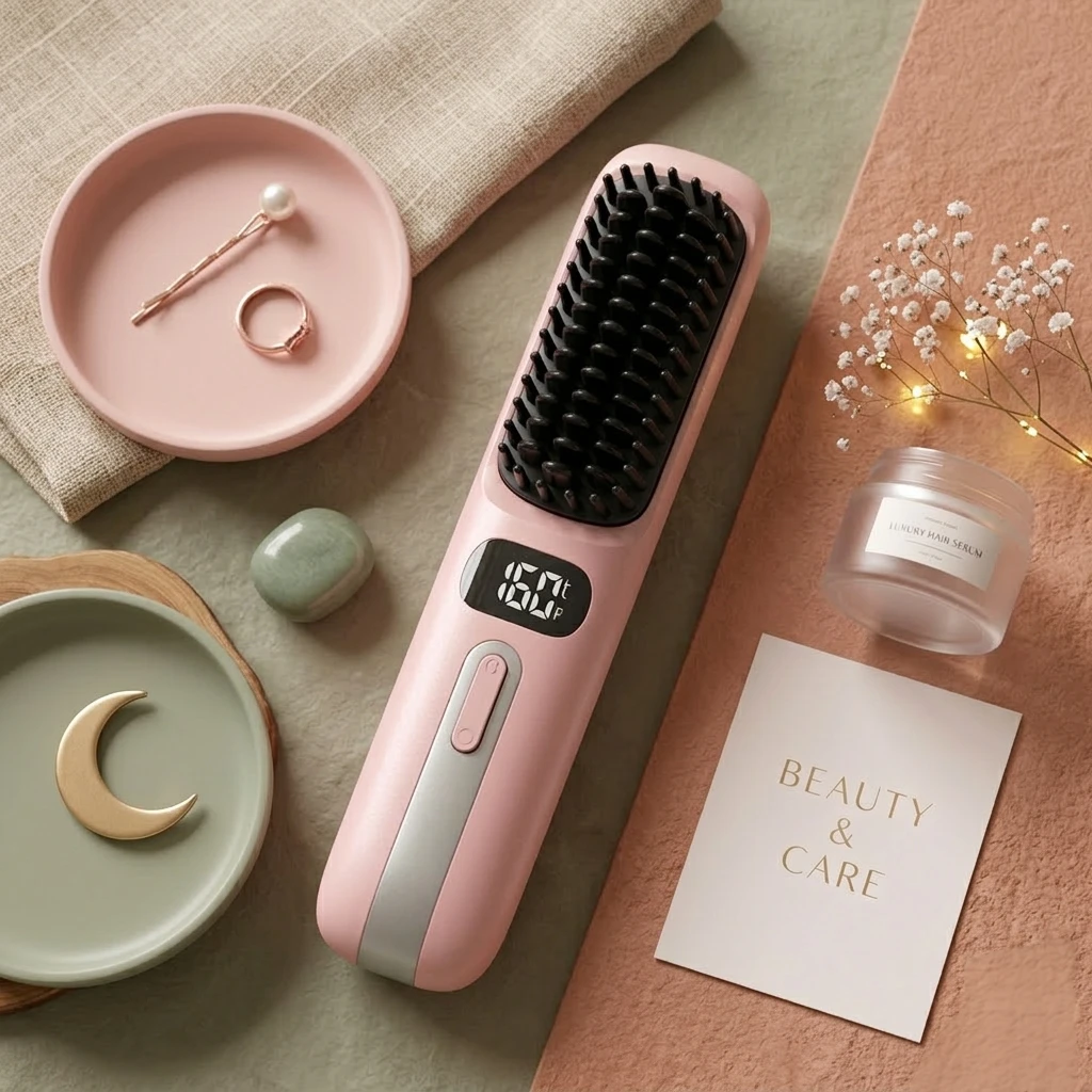 مشط فرد الشعر اللاسلكي