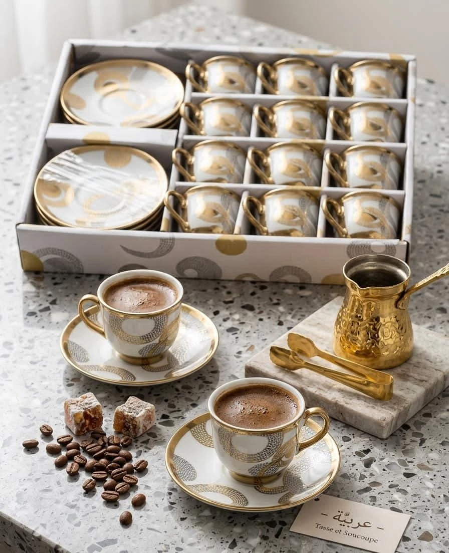 مجموعة فناجين القهوة الفاخرة