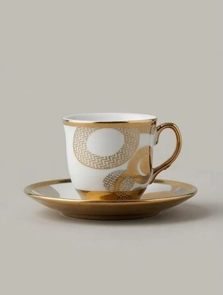 طقم فناجين برسوم زاهية