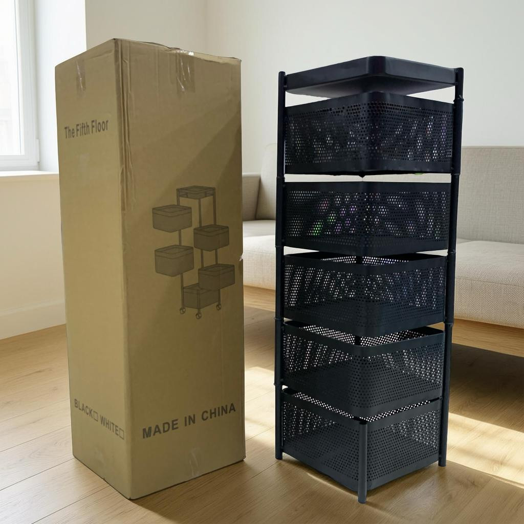 عربة تخزين متعددة الطبقات