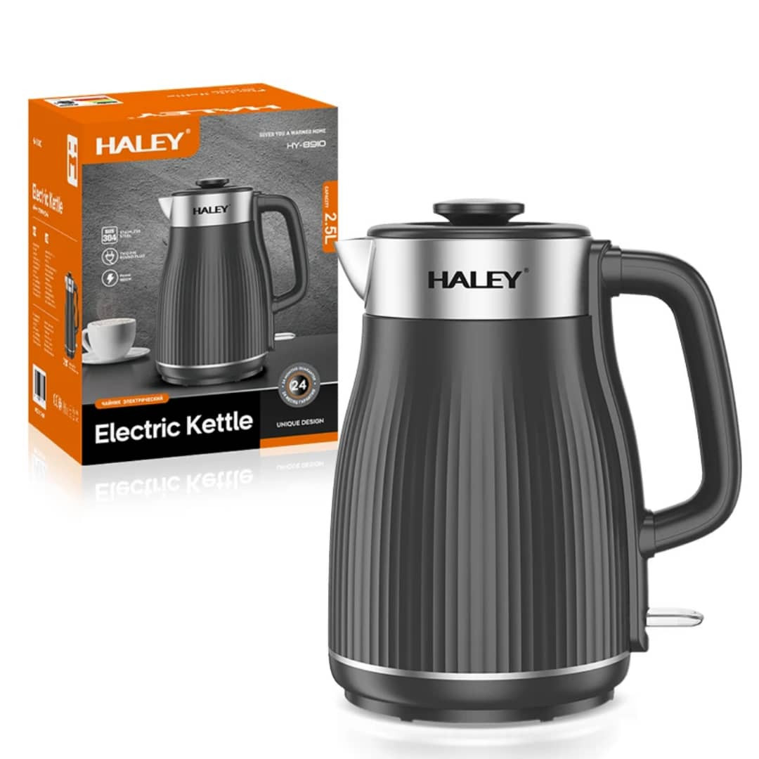 HY-8910 غلاية كهربائية HALEY-طاقة 1800 واط سعة 2.5لتر