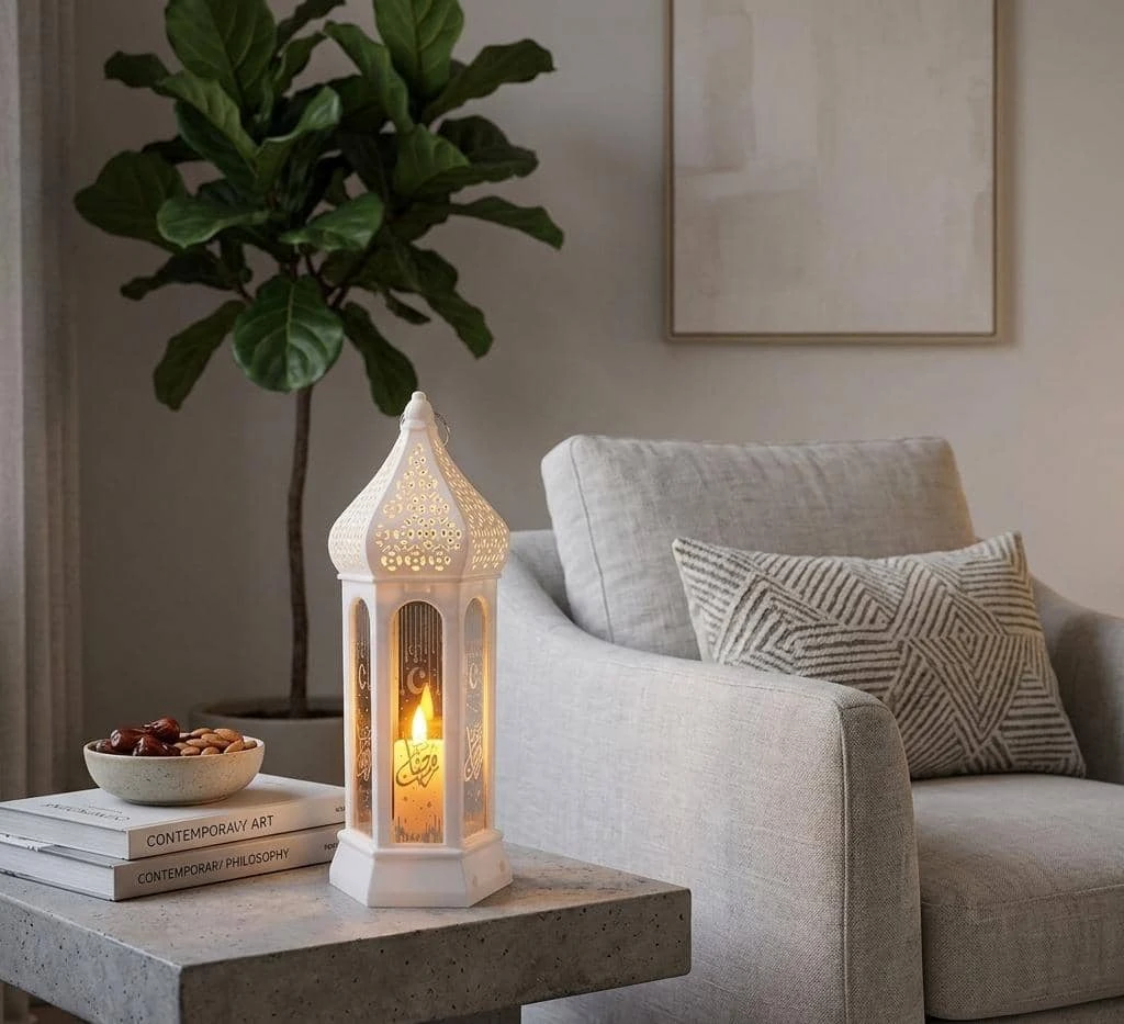 فانوس رمضان طولي مزخرف