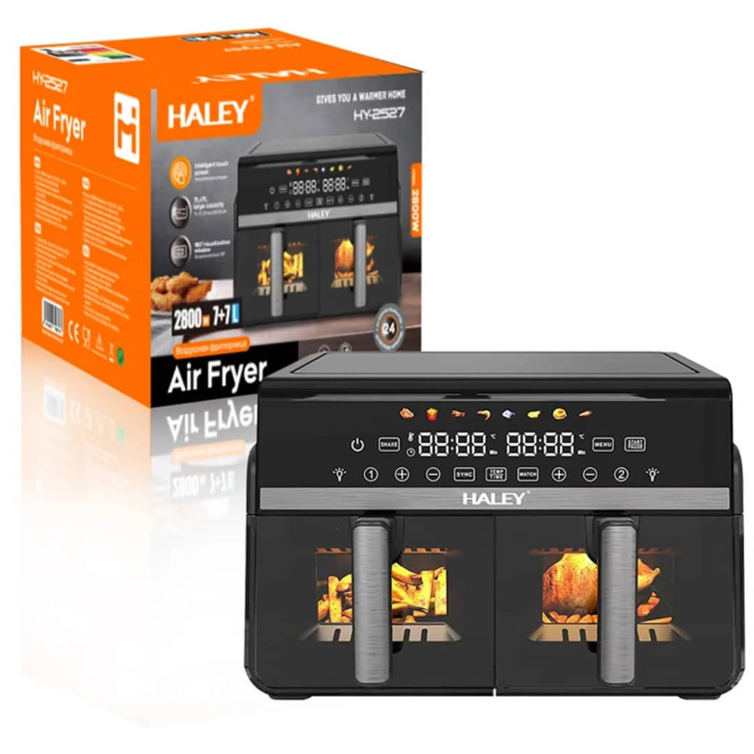 HY-2527 مقلاة هوائية رقمية من الفولاذ المقاوم للصدأ2800W