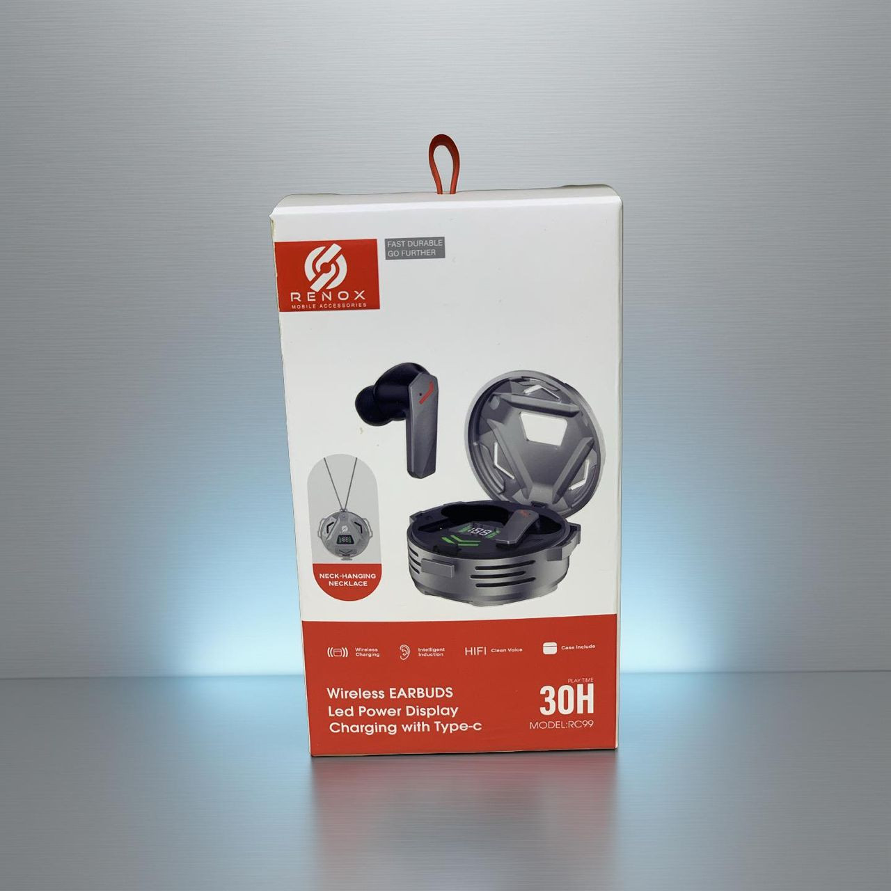 سماعات رينوكس اللا سلكية مع علبة شحن