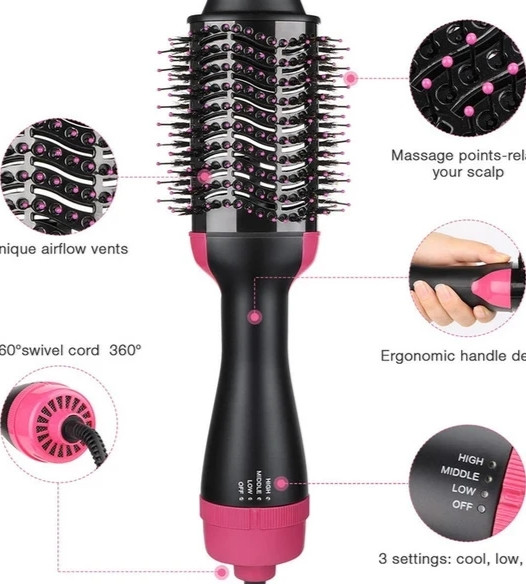 مشط وسشوار مشط حراري