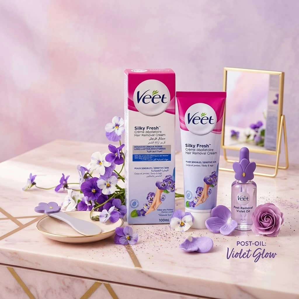 كريم ازالة الشعر للبشرة الحساسة