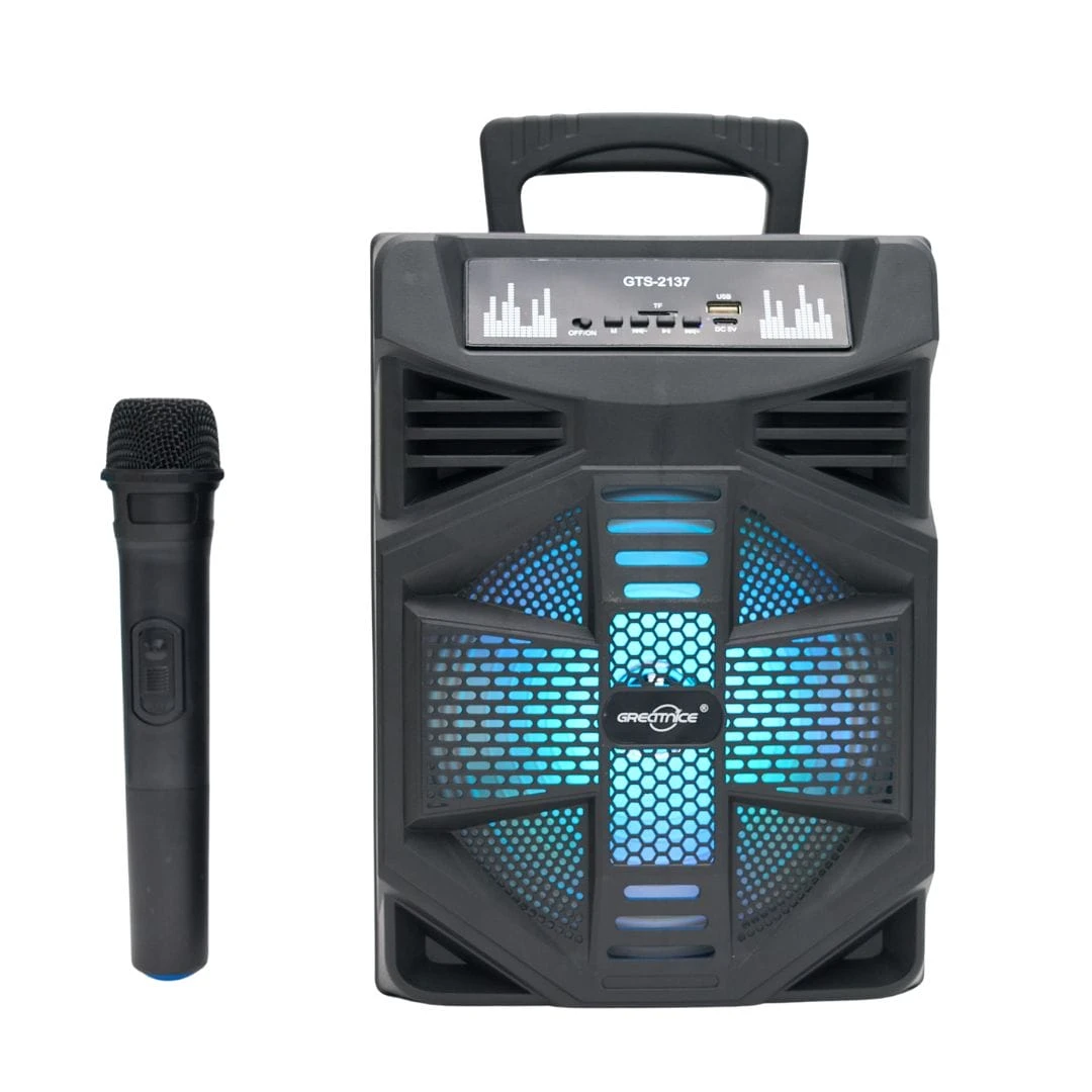 سبيكر GTS-2137 لاسلكي – 8 إنش مع مايكروفون
