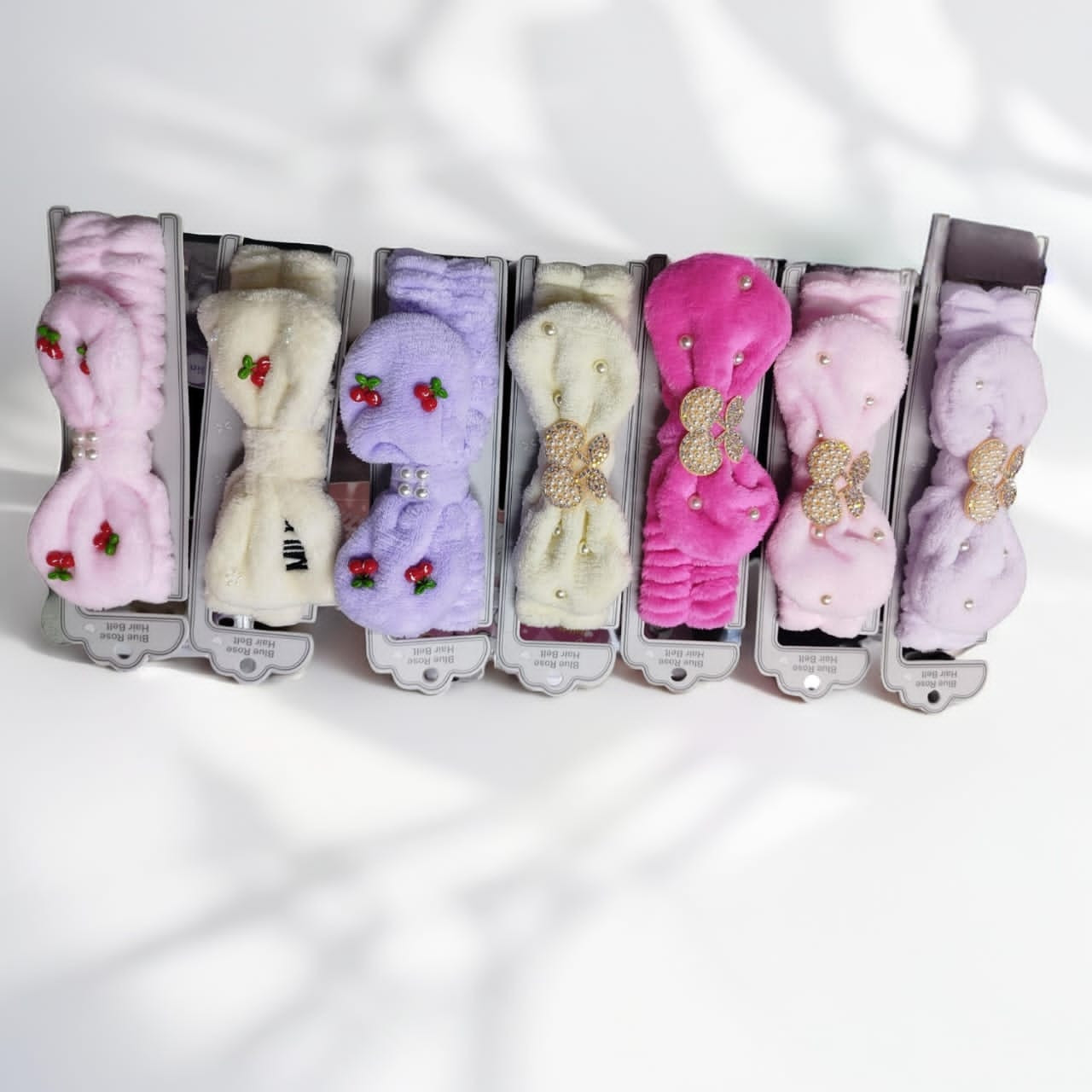 عصابة راس مخملية فاخرة