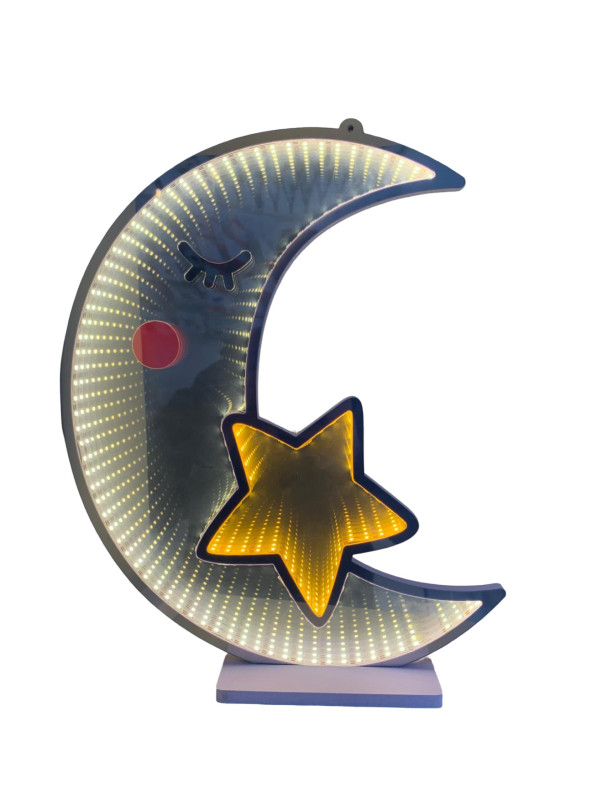 مصباح ديكور القمر والنجمة