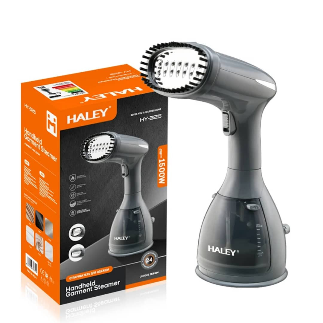 HY-325 مكواة بخار HALEY اليدوية – 280 مل،تصميم أنيق وسلك طويل