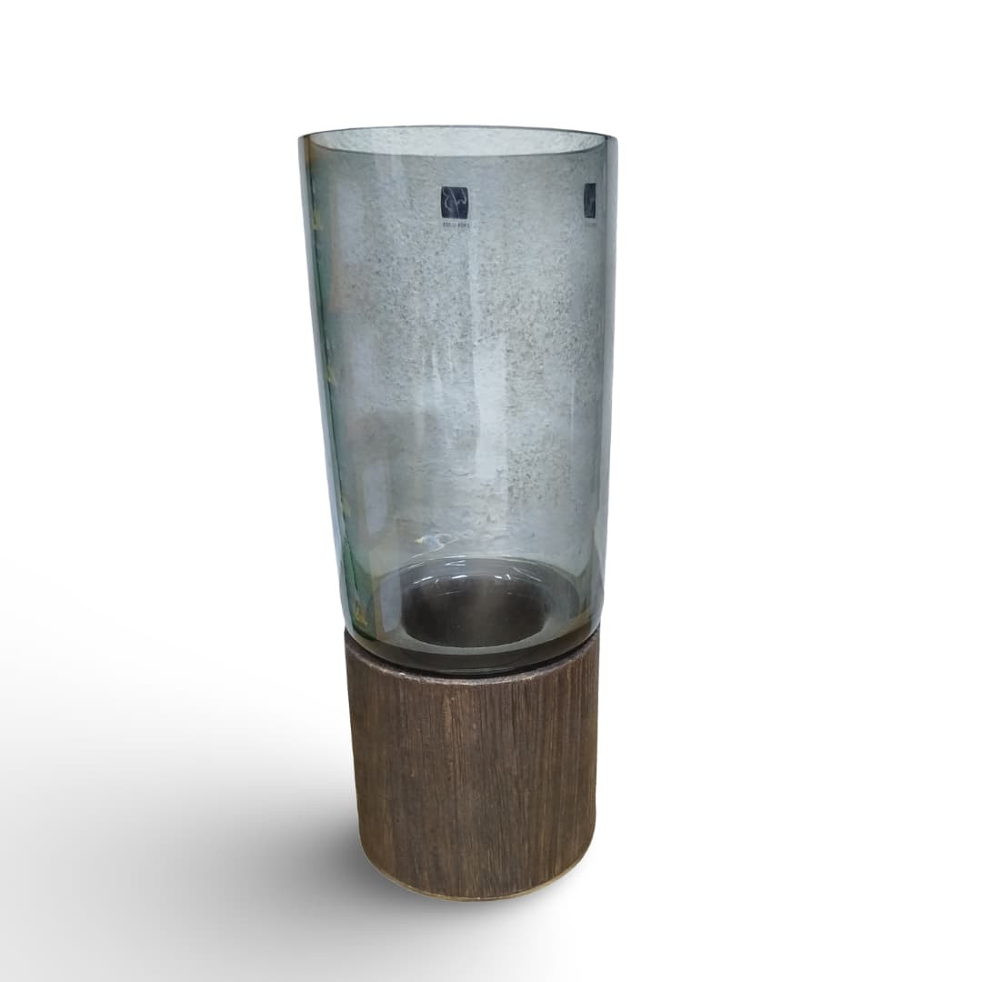 كوب نسيم الخشب الزجاجي