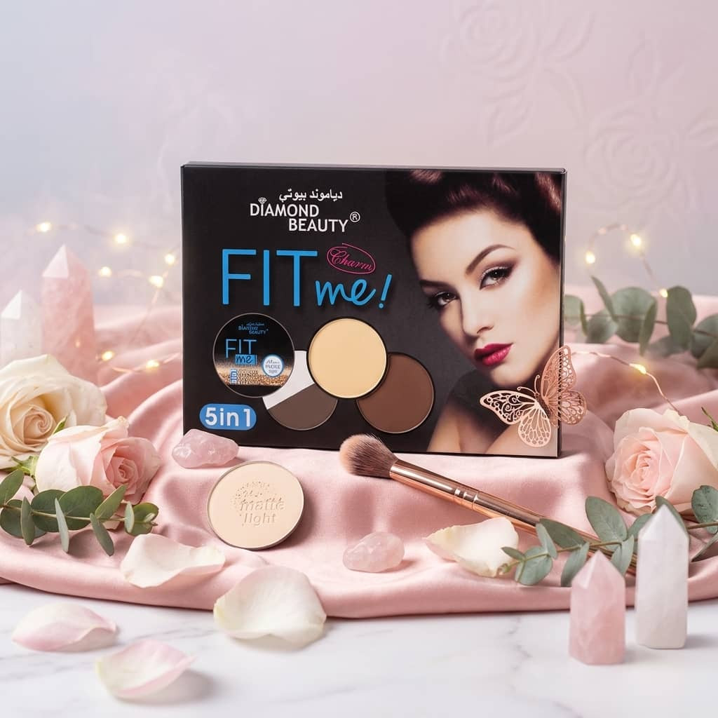 بودرة  الحواجب والعيون بالشاي الاخضر