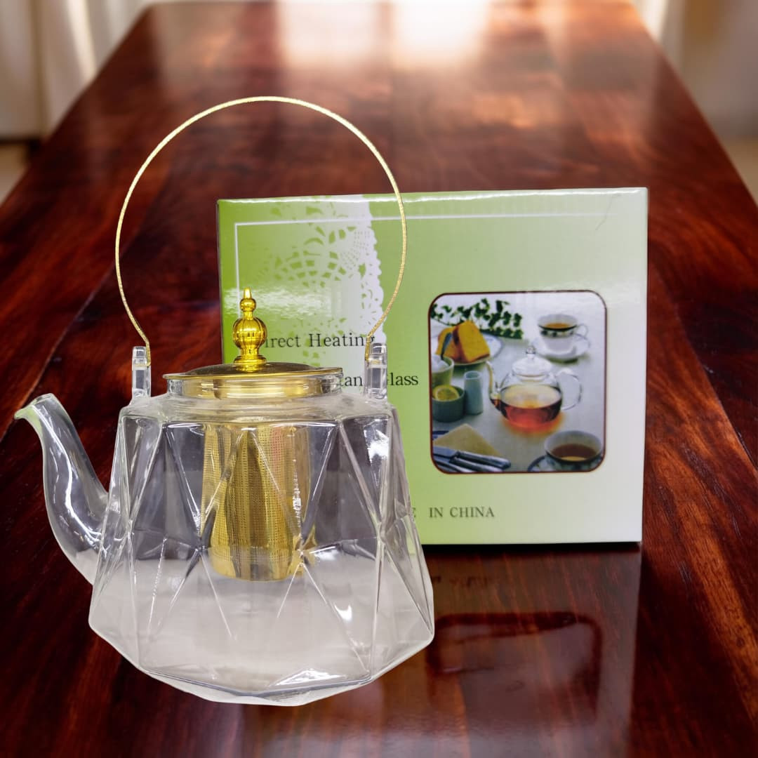 .ابريق شاي زجاجي فاخر